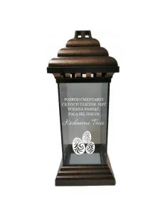 ZNICZ LAMPION z dedykacją GRAWEREM na Wielkanoc