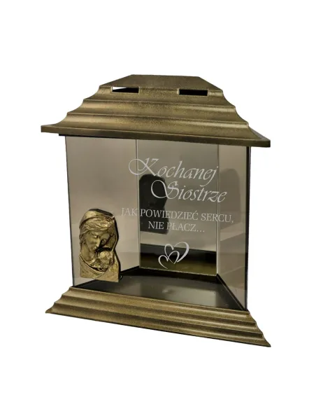 ZNICZ z dedykacją GRAWEREM dla Kochanej Siostry