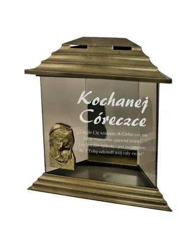 ZNICZ z dedykacją GRAWEREM dla Kochanej Córki