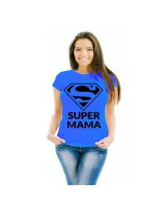Koszulka z nadrukiem super mama