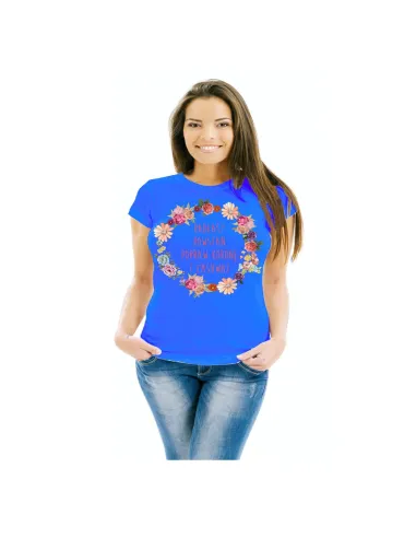 Koszulki z nadrukiem  Padłaś?  Powstań Popraw koronę i zasuwaj