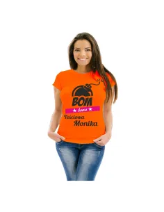 Koszulka z nadrukiem bombowa teściowa