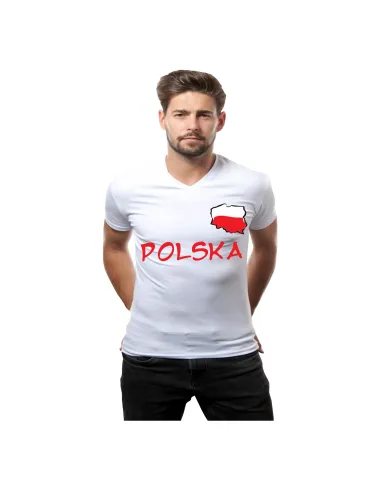 Koszulka na mecz z nadrukiem kibica Polska