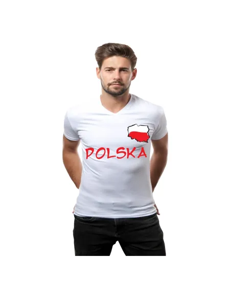 Koszulka na mecz z nadrukiem kibica Polska